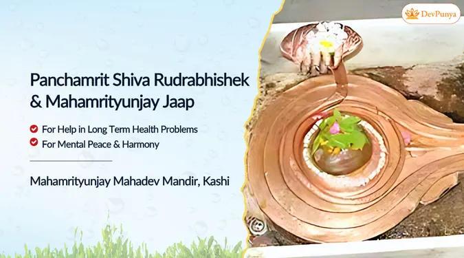 Panchamrit Rudrabhishek And 11000 Maha Mrityunjaya Mantra Jaap by 5 Vedic Pandits