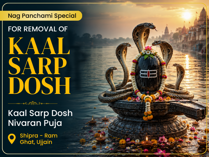Kaal Sarp Dosh Nivaran Puja at Ujjain Shipra Ram Ghat