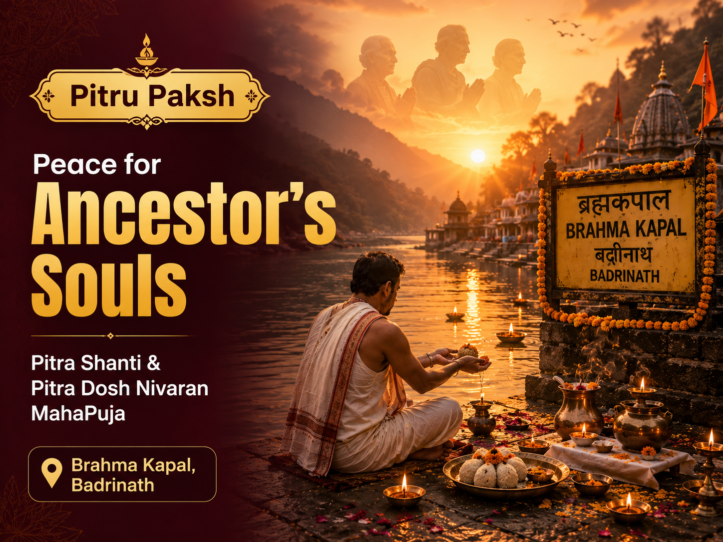 Brahma Kapal Pitra Shanti & Pitra Dosh Nivaran MahaPuja for Ancestor’s Liberation