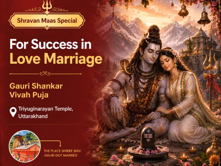 Gauri Shankar Vivah Puja for Success in Love Marriage