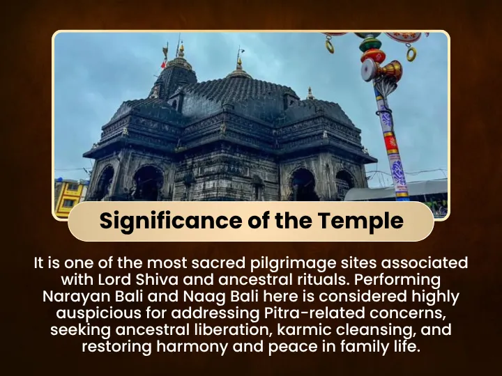 What makes Triambakeshwar Kshetra unique for ancestral rituals?