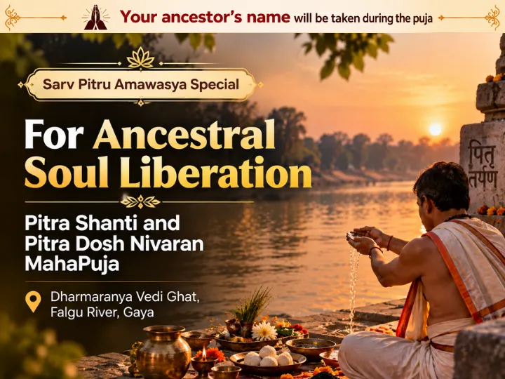 Pitra Tarpan & Pitra Dosh Nivaran And Shanti Mahapuja for Granting Ancestors Peace & Removing Family Disputes