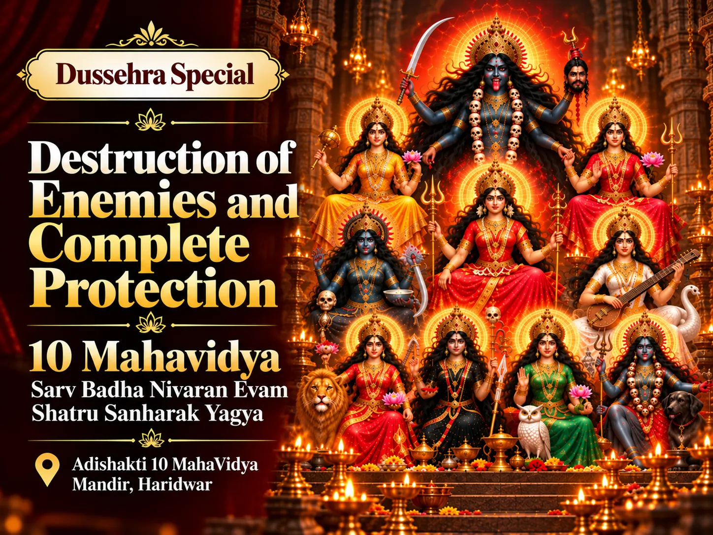 Dus Mahavidya Sarv Badha Nivaran Evam Shatru Sanharak Yagya